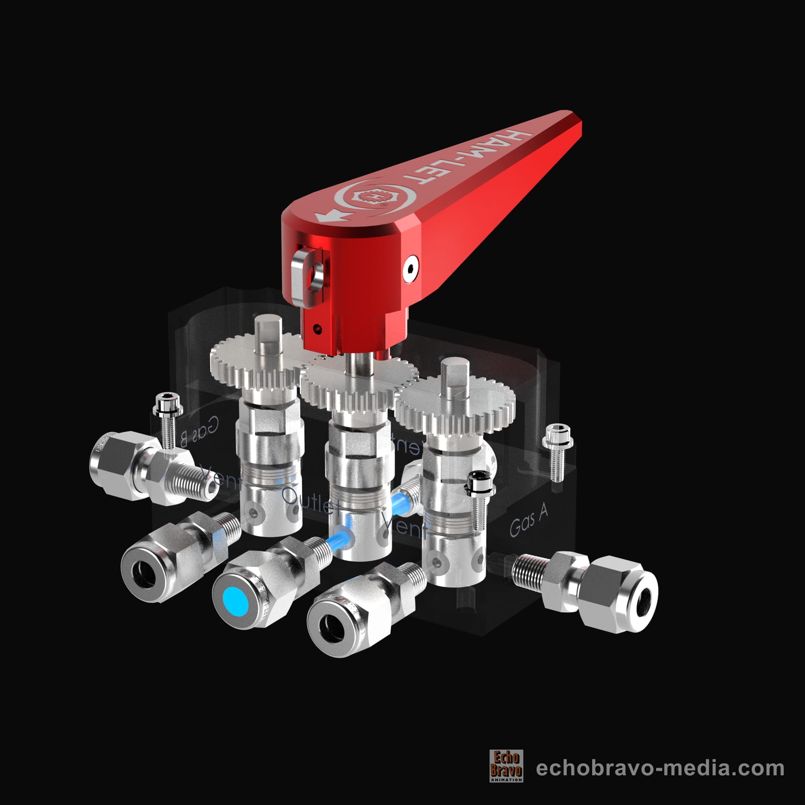 HAM-LET — Precision Manifold Valve (3/6)